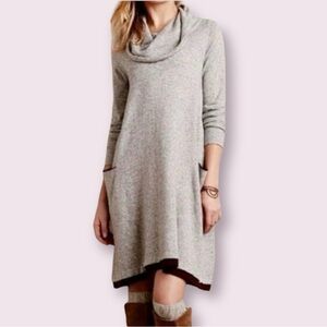 Anthropologie Sparrow Cowl Neck Dress Size XS ptp17 L38
